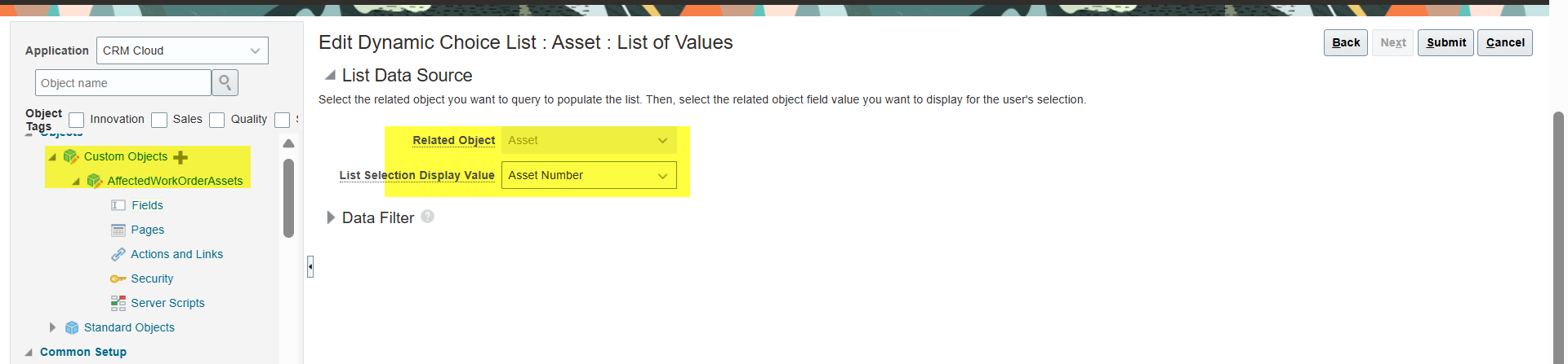 How to select Install Base Assets in Workorder subtab using Custom ...