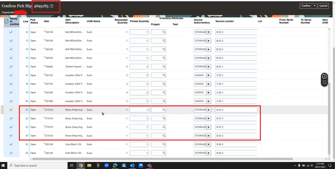 Pick Confirmation Screen – Can Lines Be Consolidated by Item? — Cloud ...