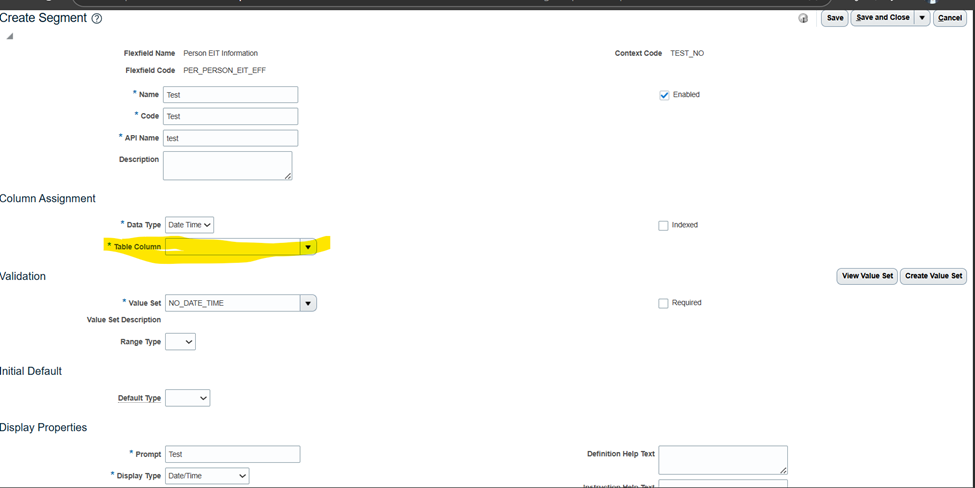 Date Time format in extensible flexfield — Cloud Customer Connect