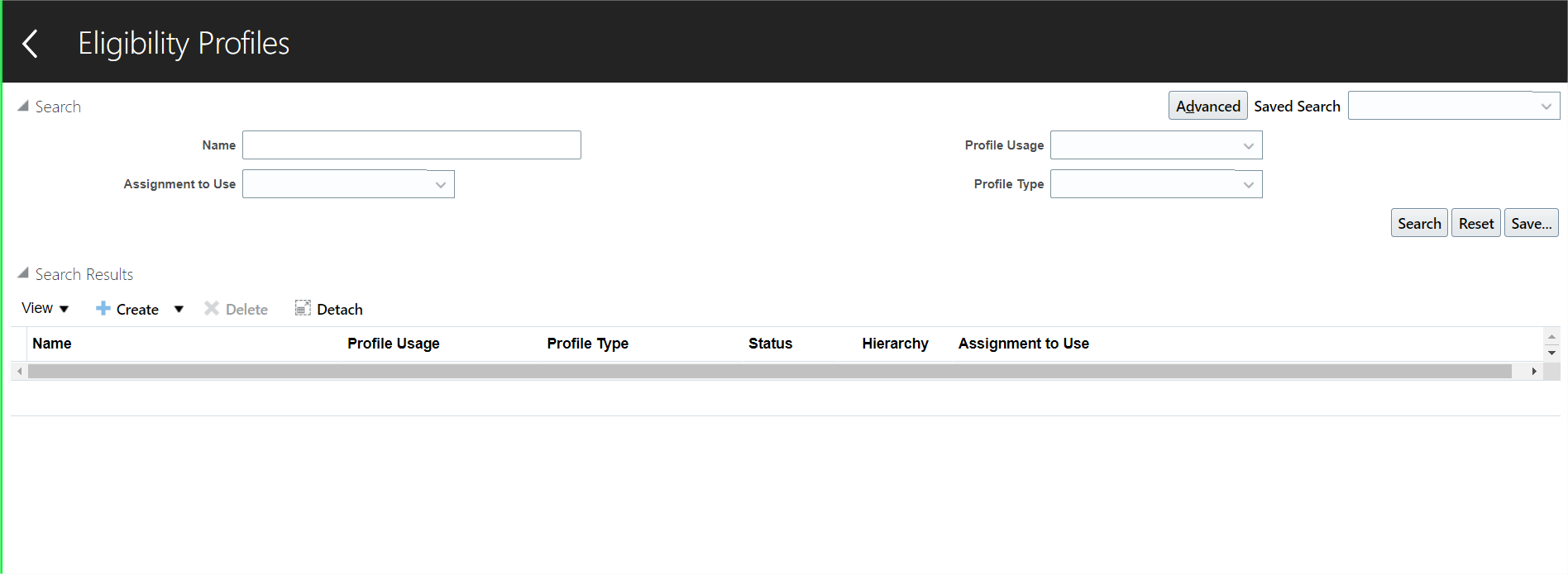 Eligibility Profiles HDL — Cloud Customer Connect