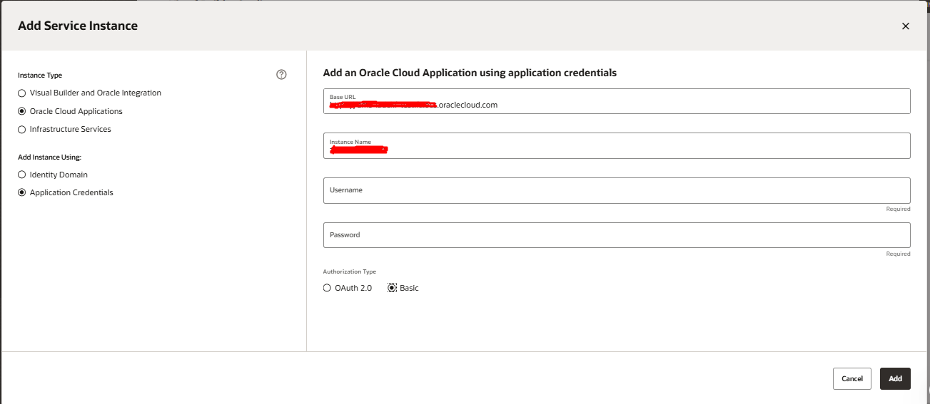 Can't connect to created environments in visual builder studio — Cloud ...