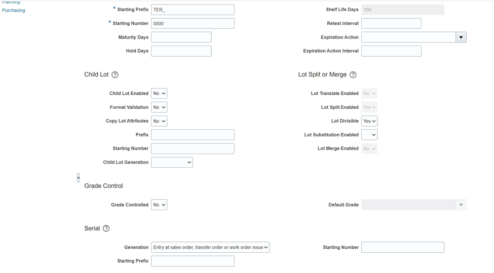 Where to assign serial number for Entry at Sales order, work order ...