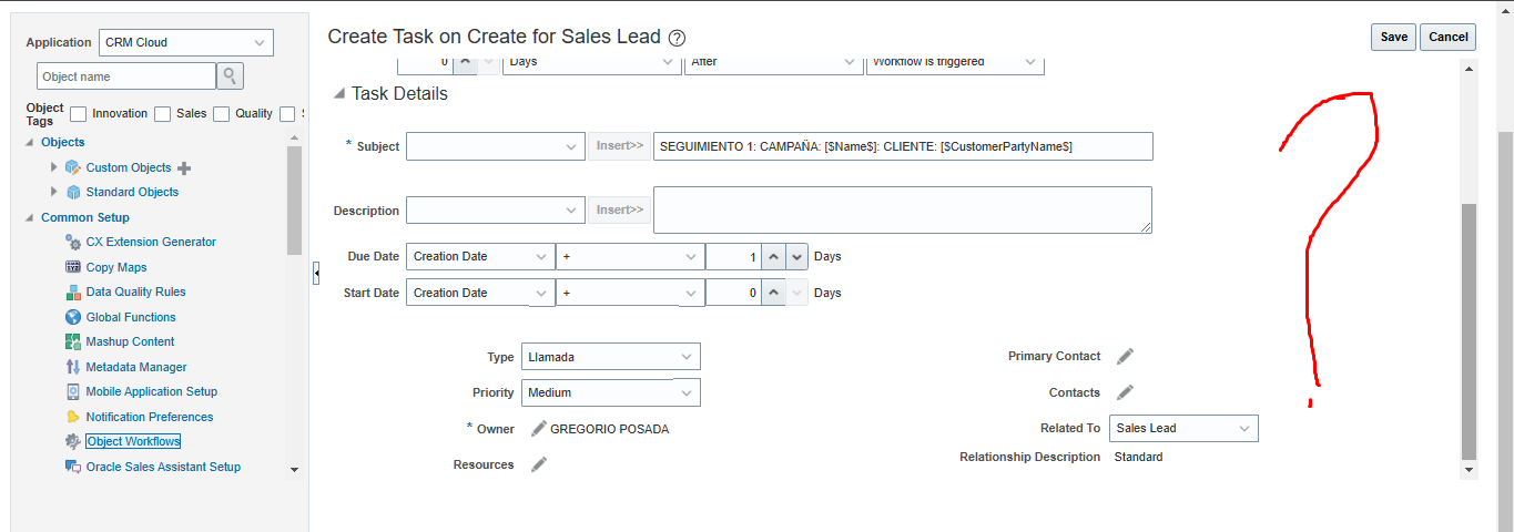 How to add a field in the workflow when I want to create a task — Cloud ...