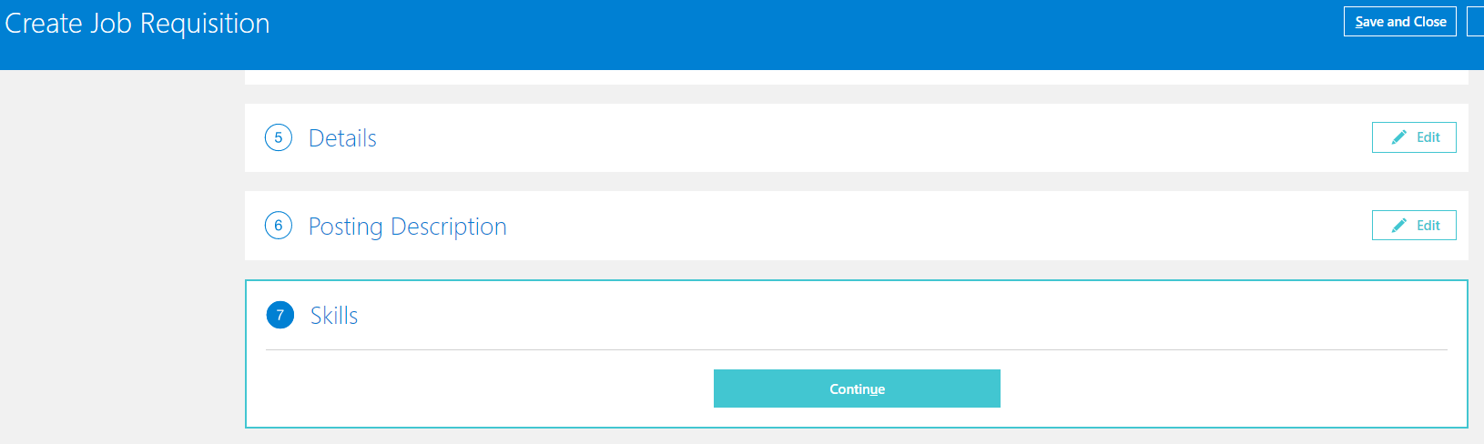 Skill section Edit button missing/not displaying? — Cloud Customer Connect