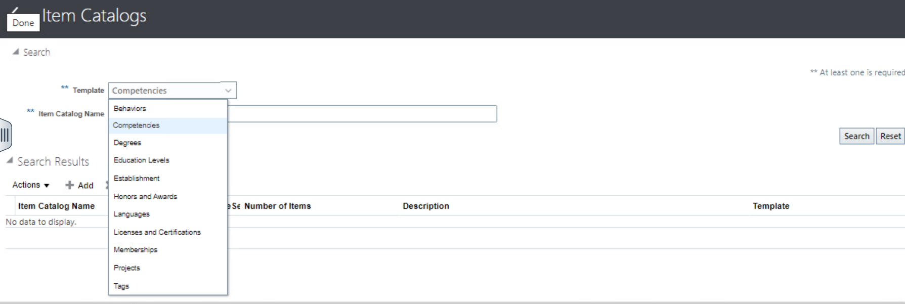 Skill template is missing in Catalog Item. — Cloud Customer Connect