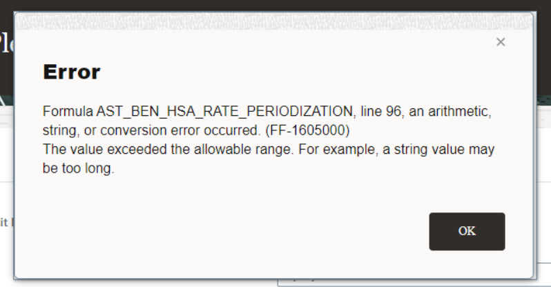 Fast Formula Error : The Value exceeded the allowable range — Cloud ...