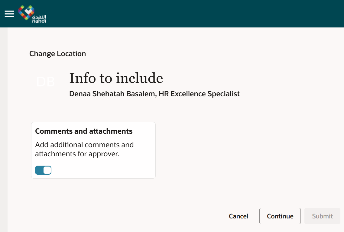 Redwood:How to hide Position Override in change location page — Cloud ...
