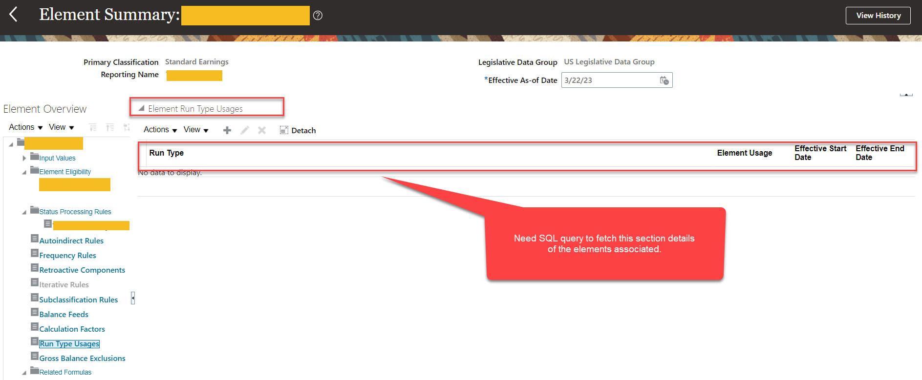 Query for Element Run Type Usages — Cloud Customer Connect