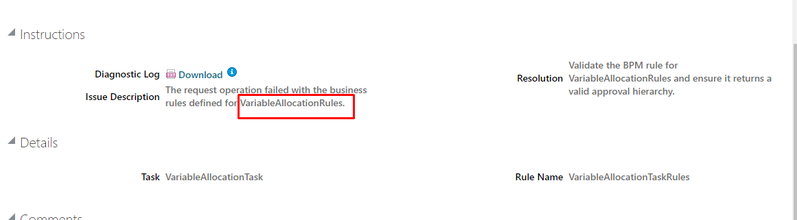 Transactions failing for Individual Compensation — Cloud Customer Connect