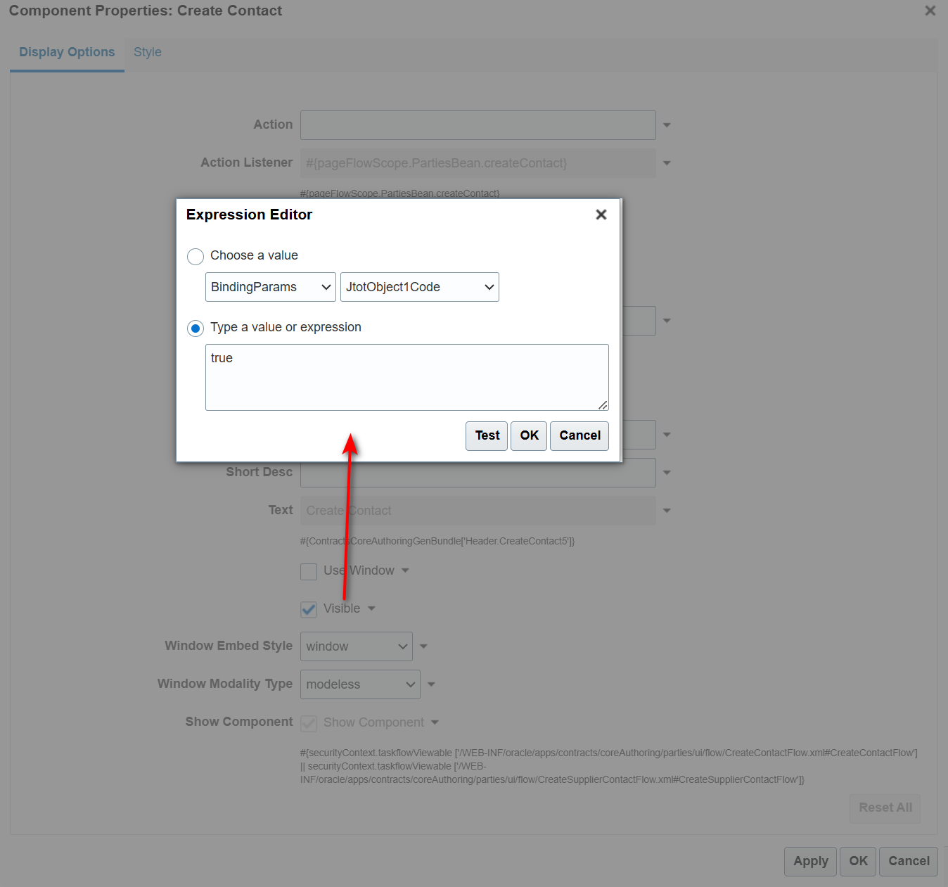 Customer Contract: Conditional hide the Create Contact button in the ...