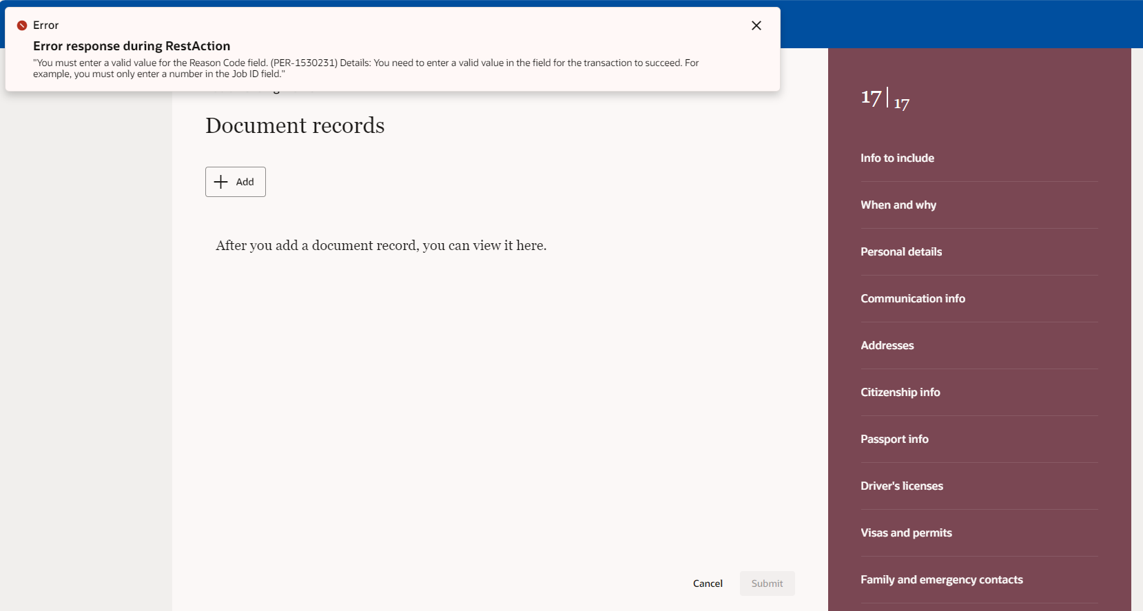 Add pending worker error message — Cloud Customer Connect