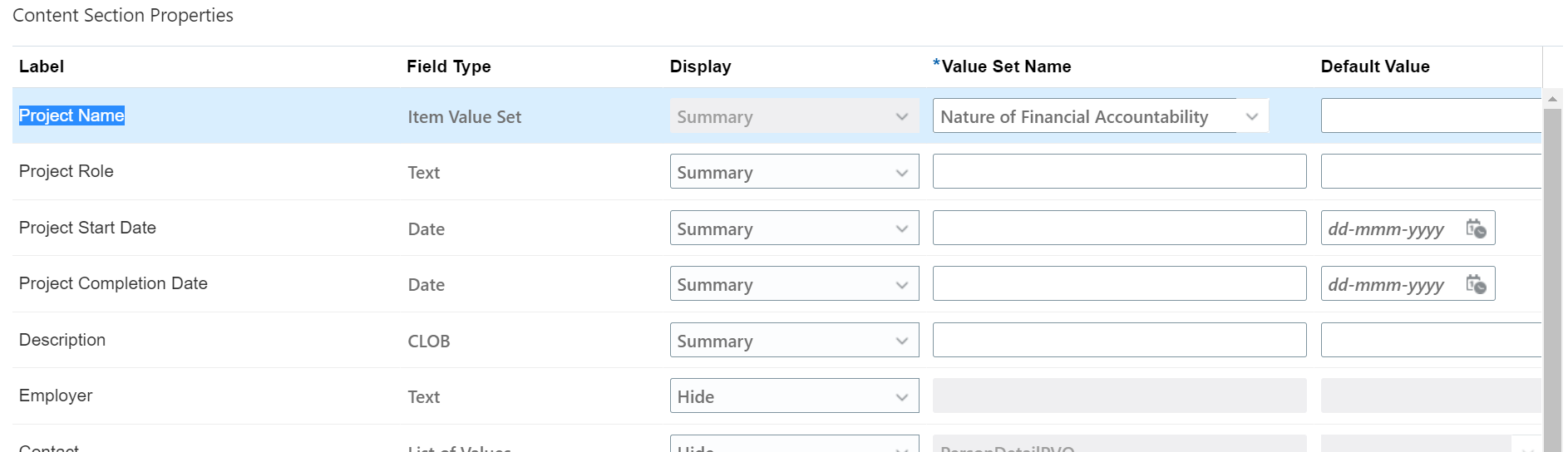 Rename Label in Content Section of Person Profile not working as ...