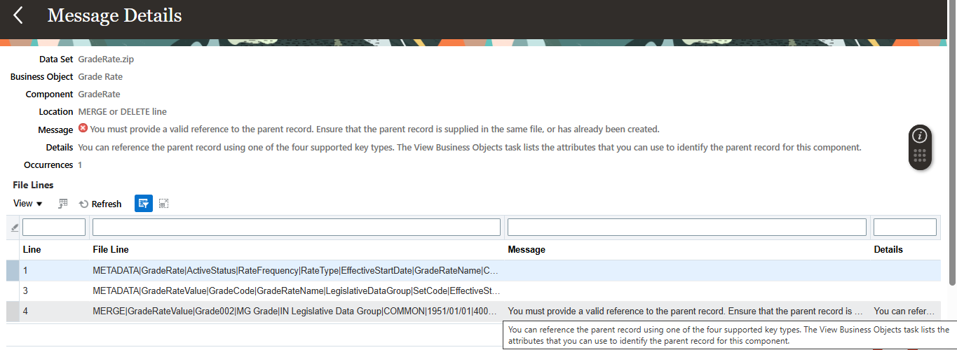 Issue with GradeRate.dat file — Cloud Customer Connect
