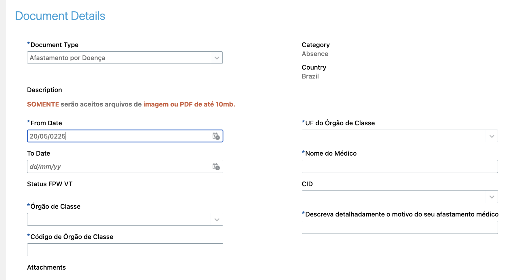 (DOR) Document Record with wrong date. How to fix? — Cloud Customer Connect