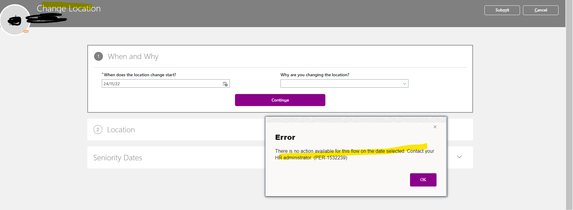 Changing Location manually- Overrides position synchronization — Cloud ...