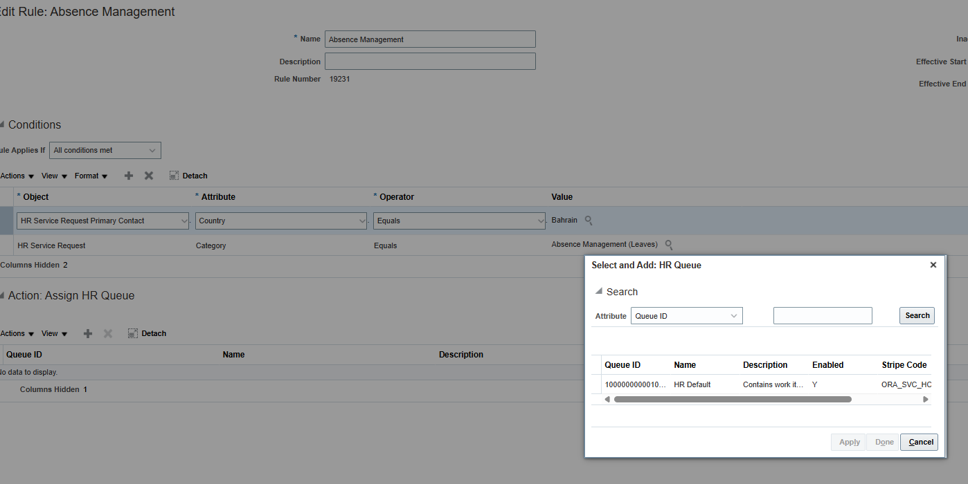 Queue not visible in Manage Service Assignment Rules — Cloud Customer ...