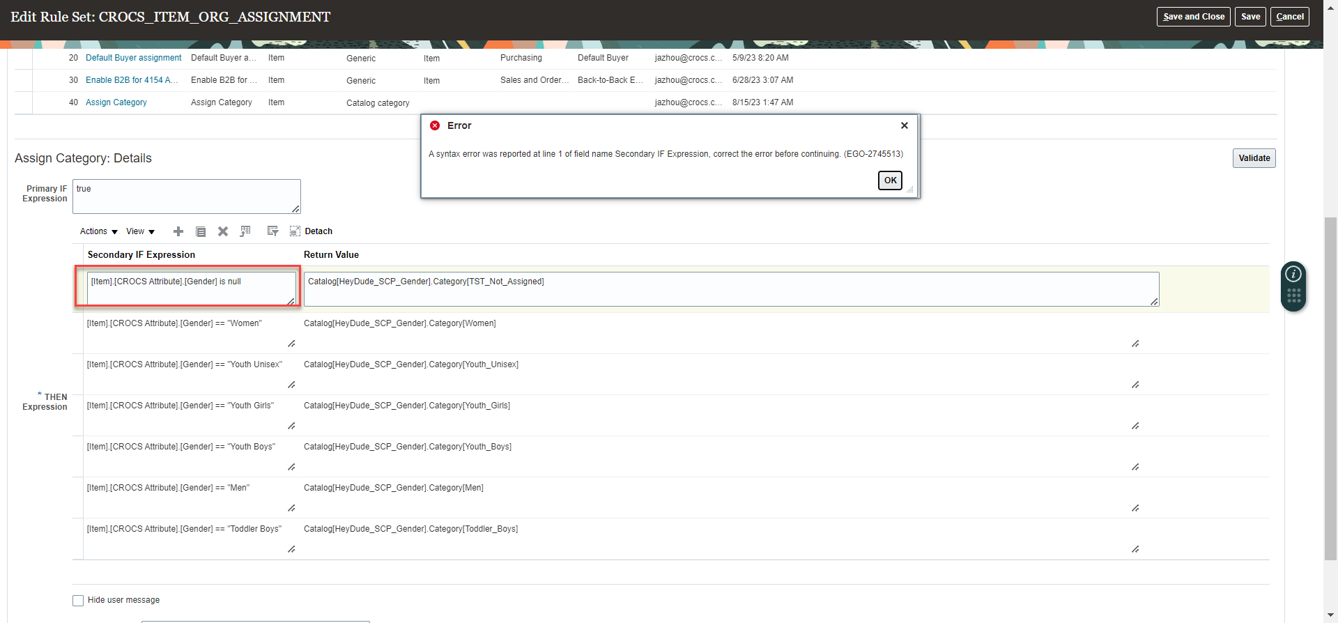 how to write condition to validate null attribute in product rule ...