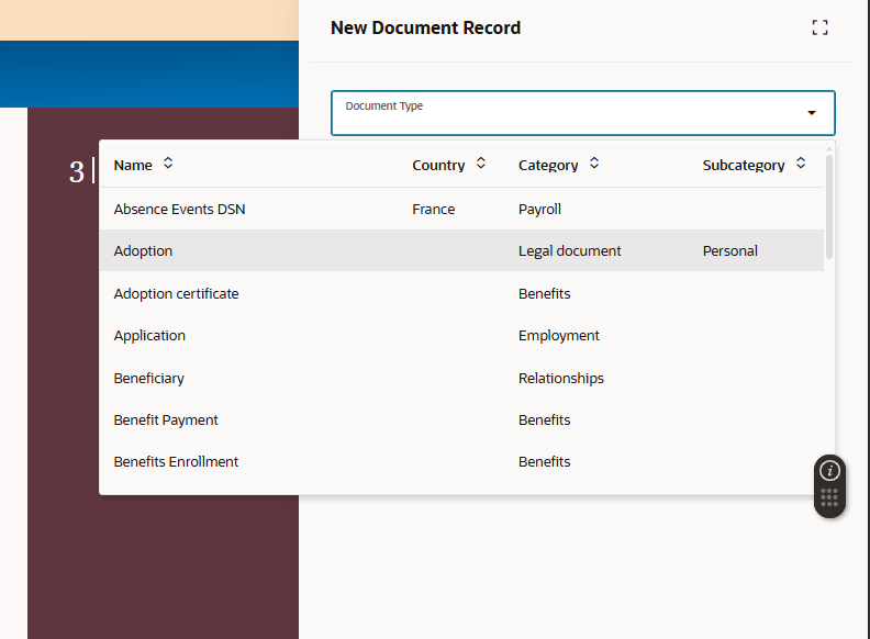Redwood Resign from Employment Page – How to Restrict Document Type ...