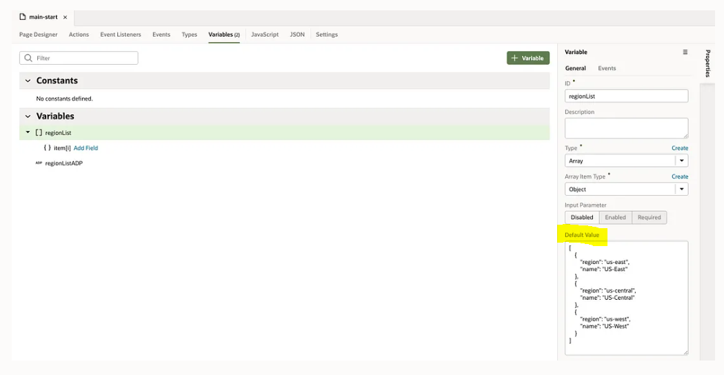 How to assign default value to select single — Cloud Customer Connect