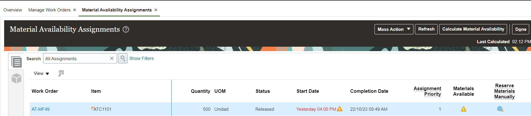 what could be the reason why the release and picking can't select ...
