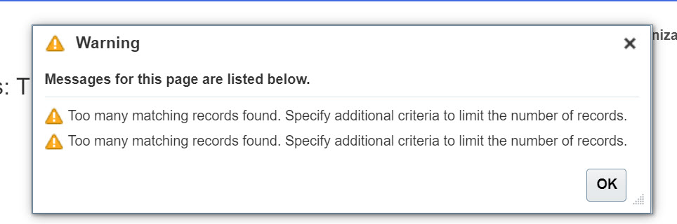 Error while recording physical Inventory tags - too many matching ...