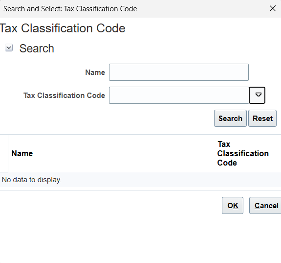 Cannot select tax classification code on expense spreadsheet? — Cloud ...