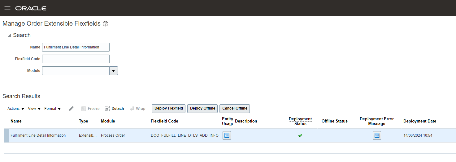 Does not view flexfields in sales order UI after create and deploy two ...