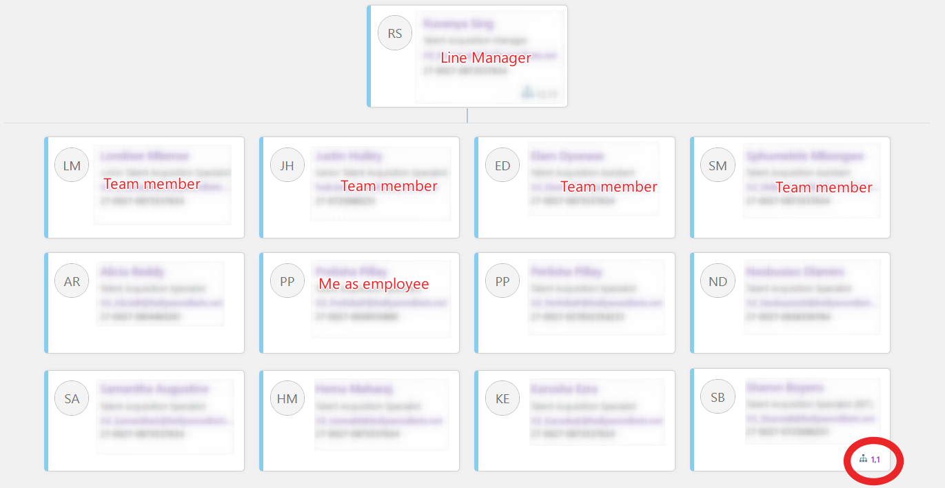 Organization Chart restrict to Line manager reporting hierarchy — Cloud ...