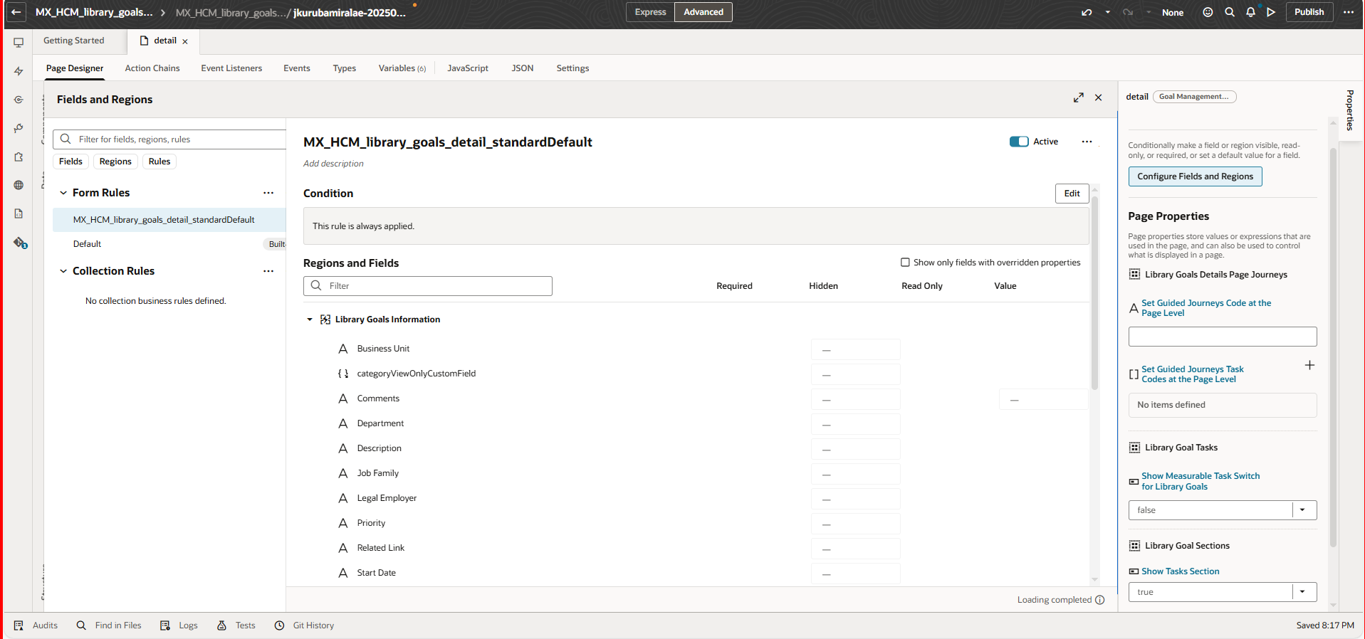redwood goal library detail Page — Cloud Customer Connect