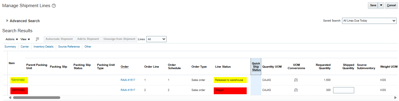 Error in the process of Confirm pick slips with sales order — Cloud ...