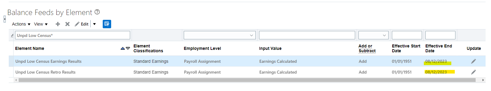 Need to end date element from balance feed with HDL — Cloud Customer ...