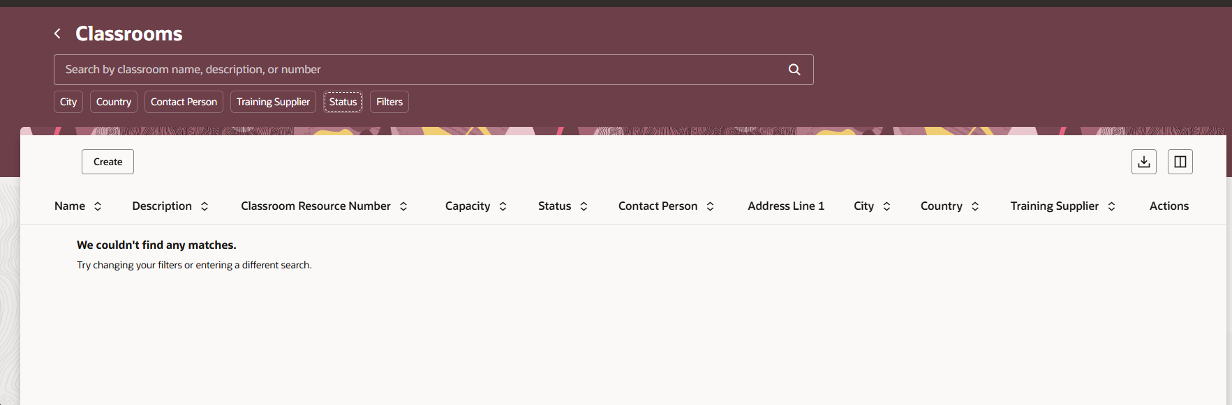 Unable to see Classrooms even after adding them — Cloud Customer Connect