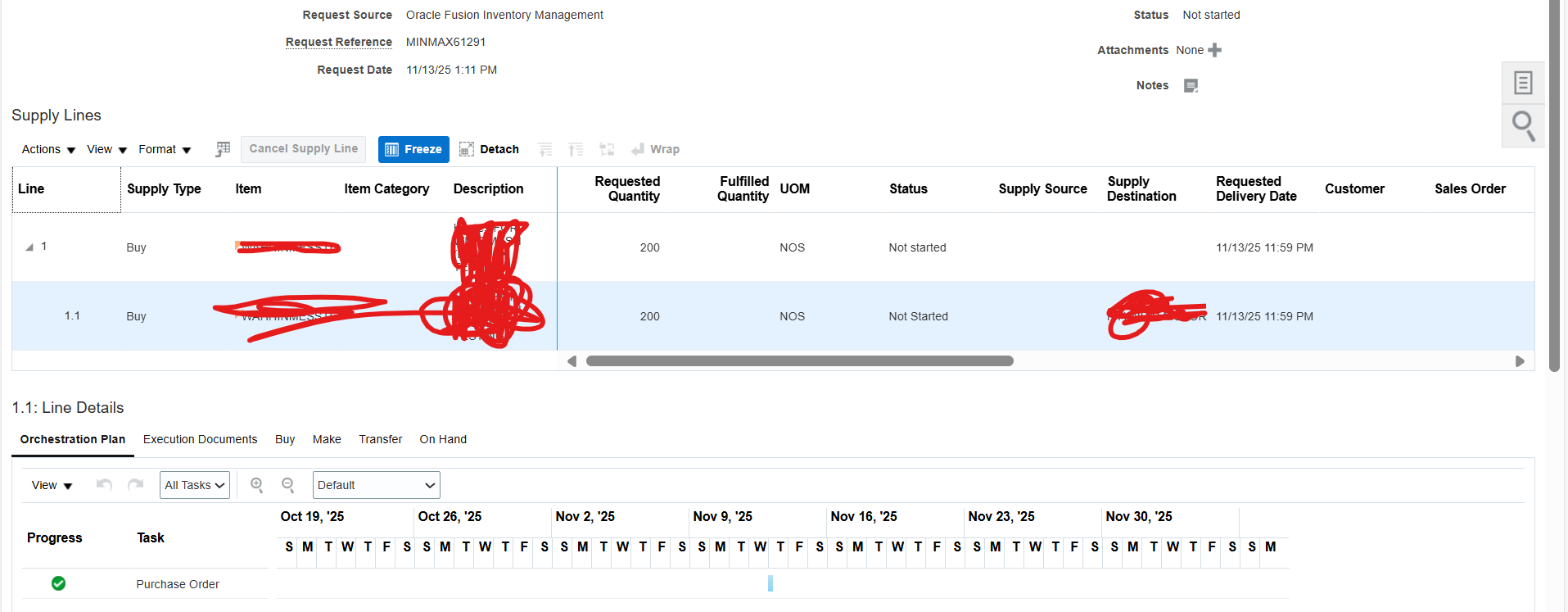 Min-Max Planning not raising requisition and stuck at "Not Started ...