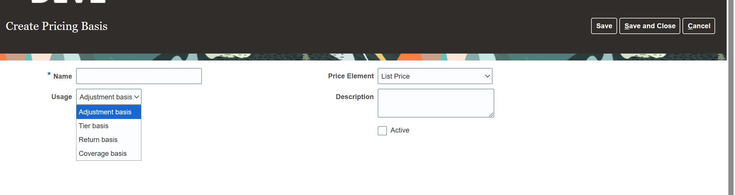 The Usage = Accrual Basis and Price Element = COGS not showing in ...
