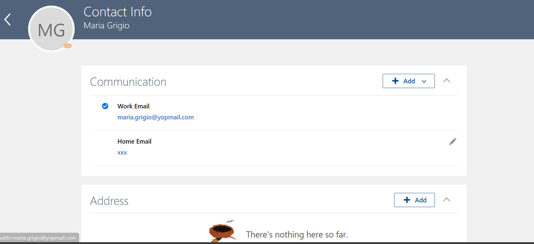 how to put this section "Contact Info" read-only — Cloud Customer Connect