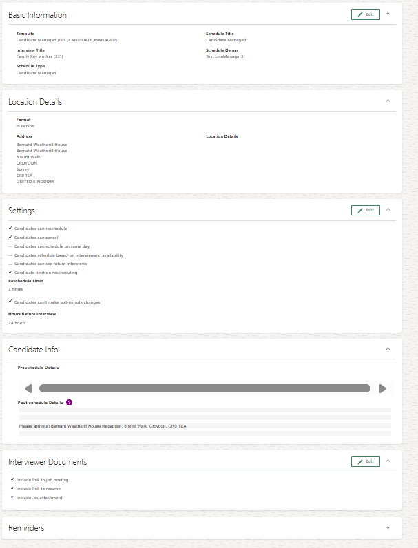 In interviews tab Can all the boxes have the edit button — Cloud ...