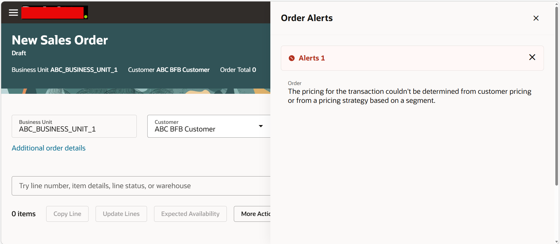Error while setting up Redwood: Set Up Customer Pricing — Cloud ...