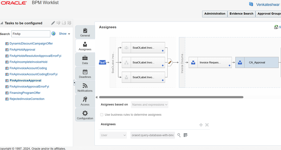 SQL-based approval rules support for the AP Invoice approval process ...