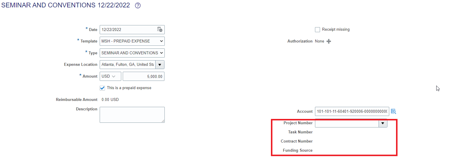 Create Expense Report || Rest API || Project and Task Information ...