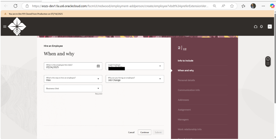 how to default a field based on other field in redwood using visual ...