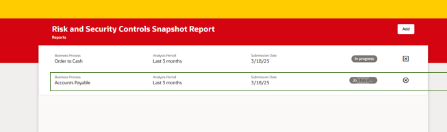 25A Patch - Risk and Security Snapshot Report — Cloud Customer Connect