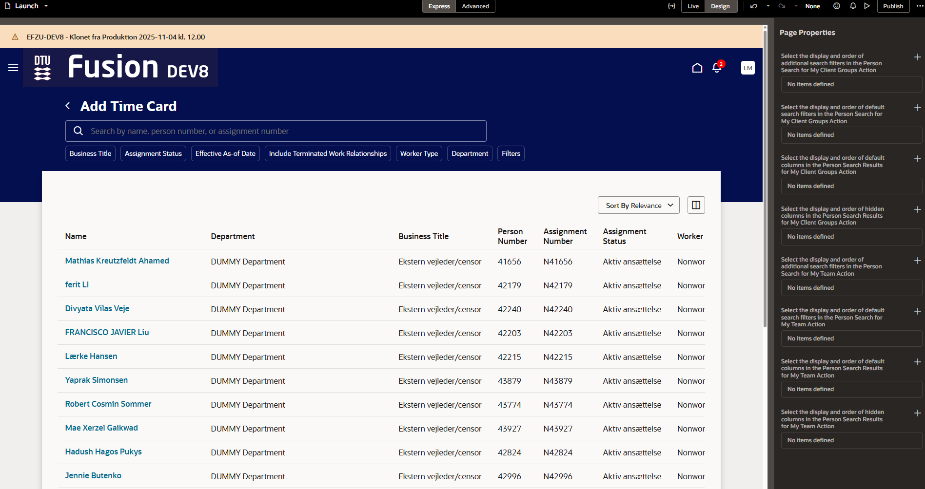 Adding a default filter for Team Time Cards -> Add Time Card — Cloud ...
