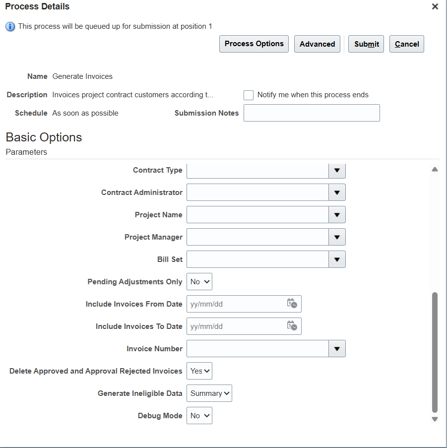 How to Set Default Values for Parameters in the Standard ESS Job ...