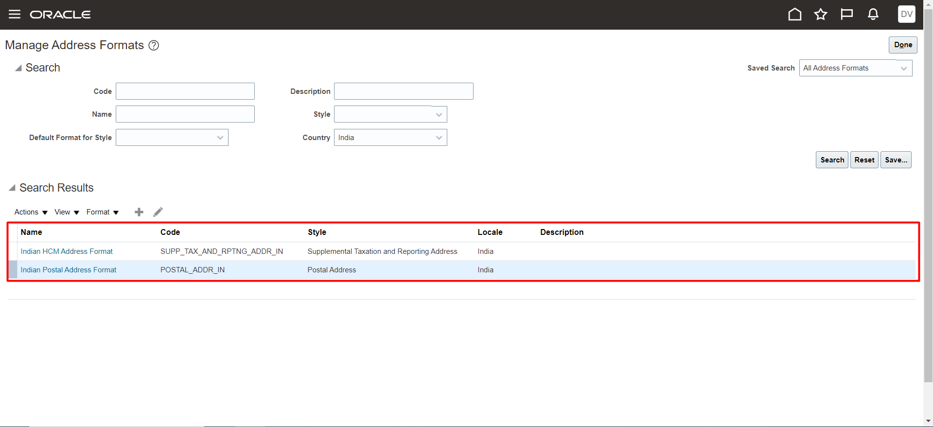 Supplier Address Style Format — Cloud Customer Connect