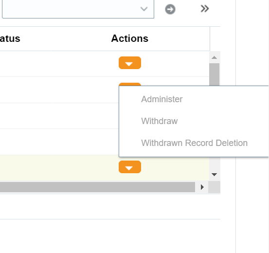 Not able to delete the withdrawn absence record — Cloud Customer Connect