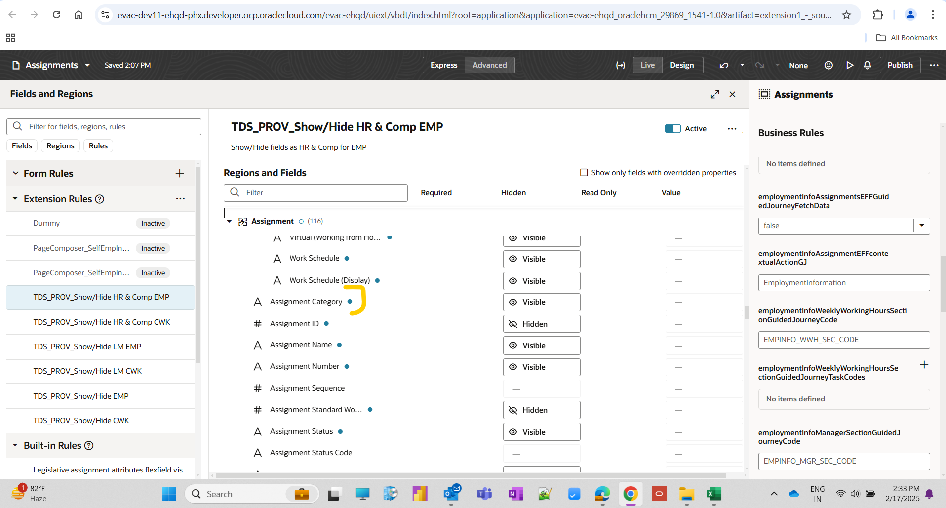 I am Not able to see some fields in Redwood UI — Cloud Customer Connect
