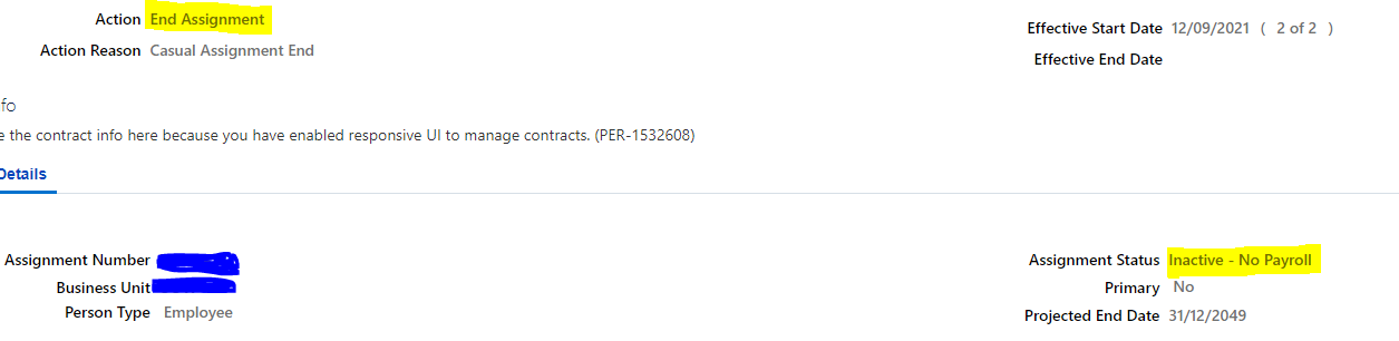How to activate the assignment status from Inactive to Active. — Cloud ...
