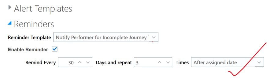 Journey Task Reminders - setup at Task level — Cloud Customer Connect