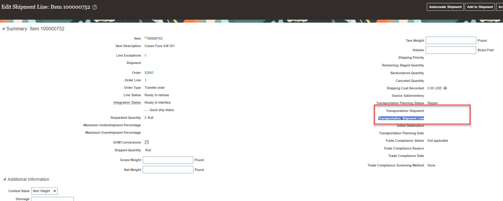 Shipping Interface Error Query Oracle Rest Api Rest api to update Transportation Shipment/Transportation Shipment Line ...
