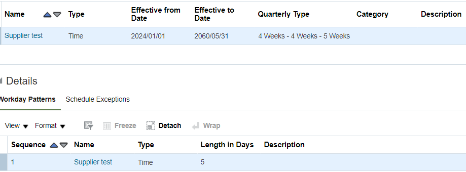 Unable to setup Supplier / Customer Calendar — Cloud Customer Connect